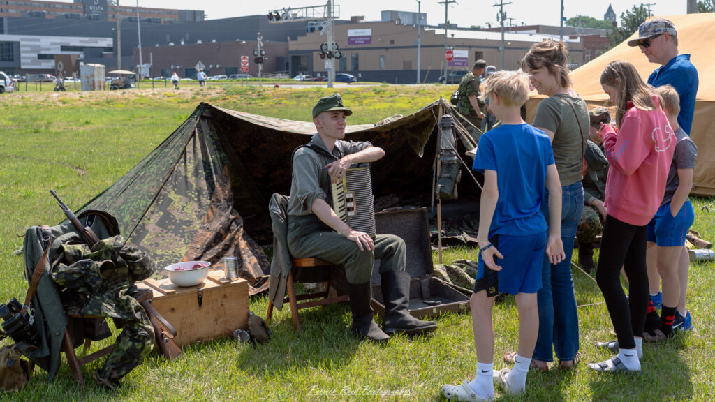 German WWII Reenactors – USS LST 393 Reenactment, June 7th, 2025